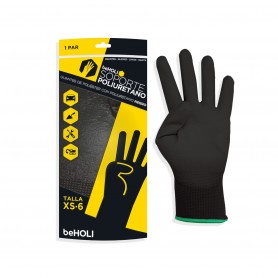 GUANTES Soporte Poliiuretano(Neg) talla XL-10 par